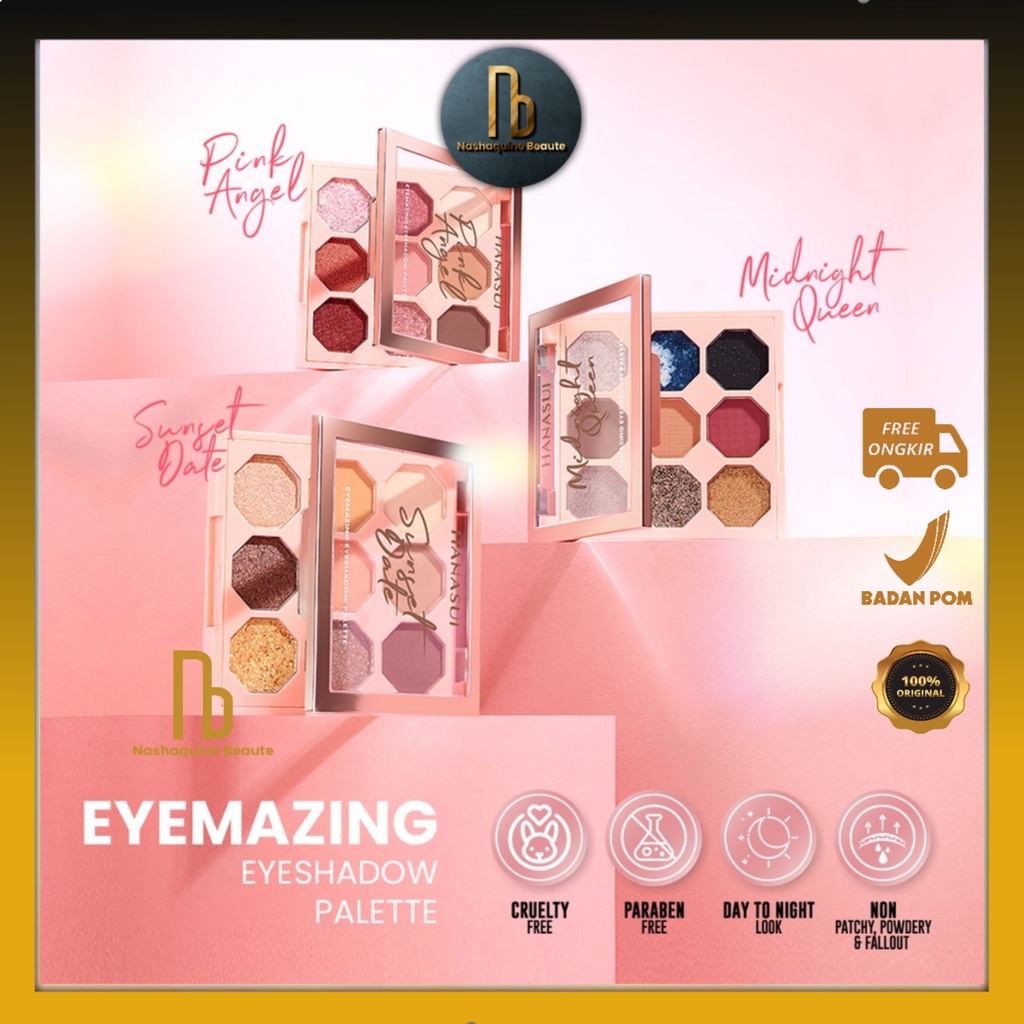 Hanasui Eyemazing Eyeshadow Palette - Riasan Mata