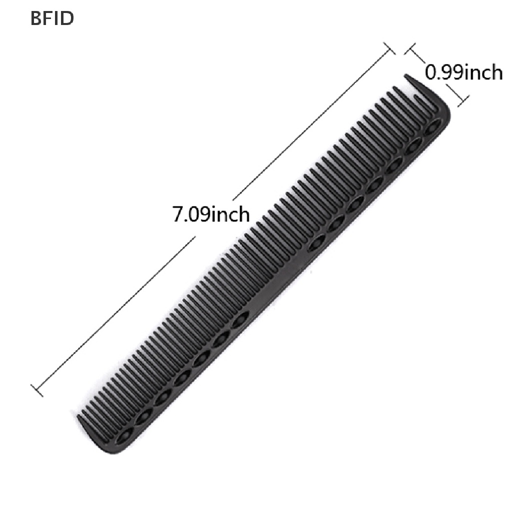 [BFID] Sisir Penata Rambut &amp; Pangkas Rambut Logam Aluminium Salon Profesional Anti Statis [ID]