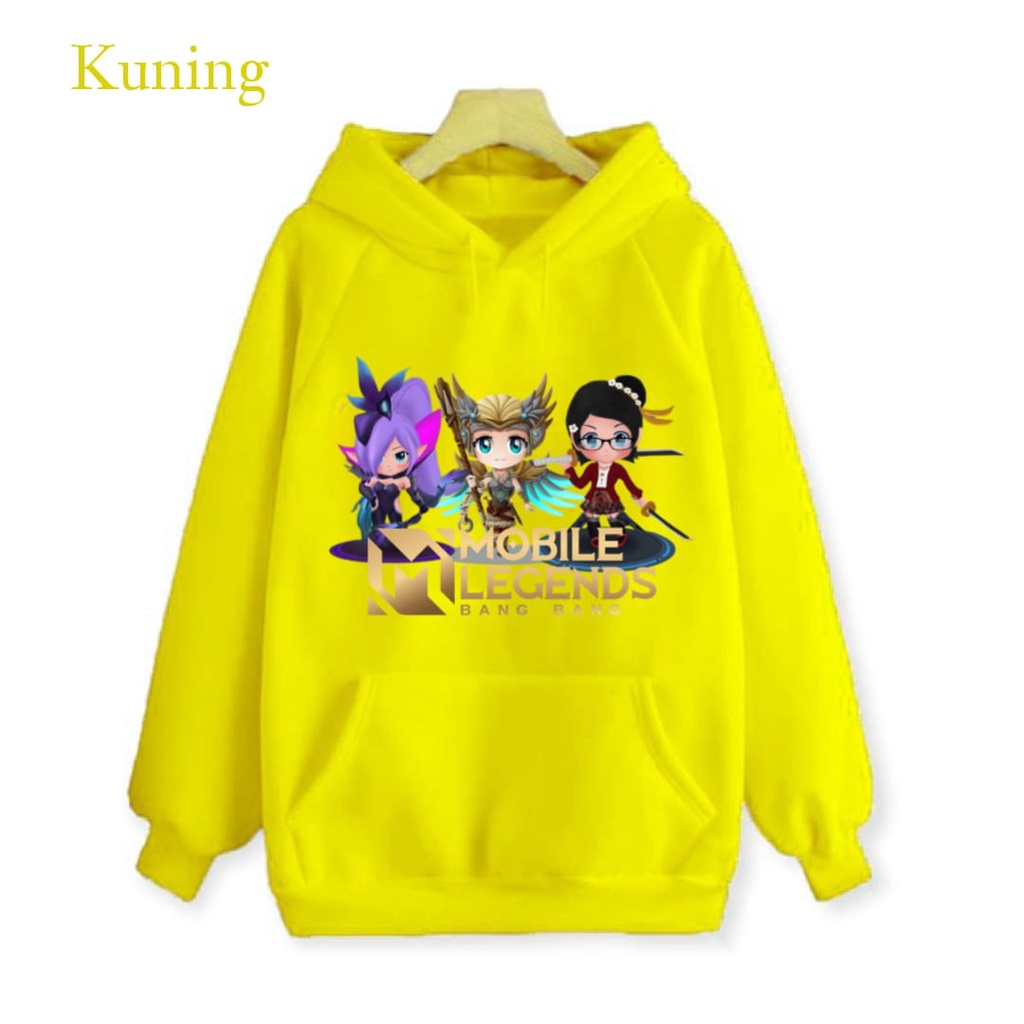 Hzl_outfit Hoodie Sweater Mobile Legend Anak Anak/ Sweater Hoodie Mobile Legend