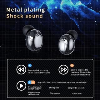 (COD)Techno_shopp  YD04 Display LED Wireless Earphones Touch Control Waterproof TWS Powerbank android/iphone
