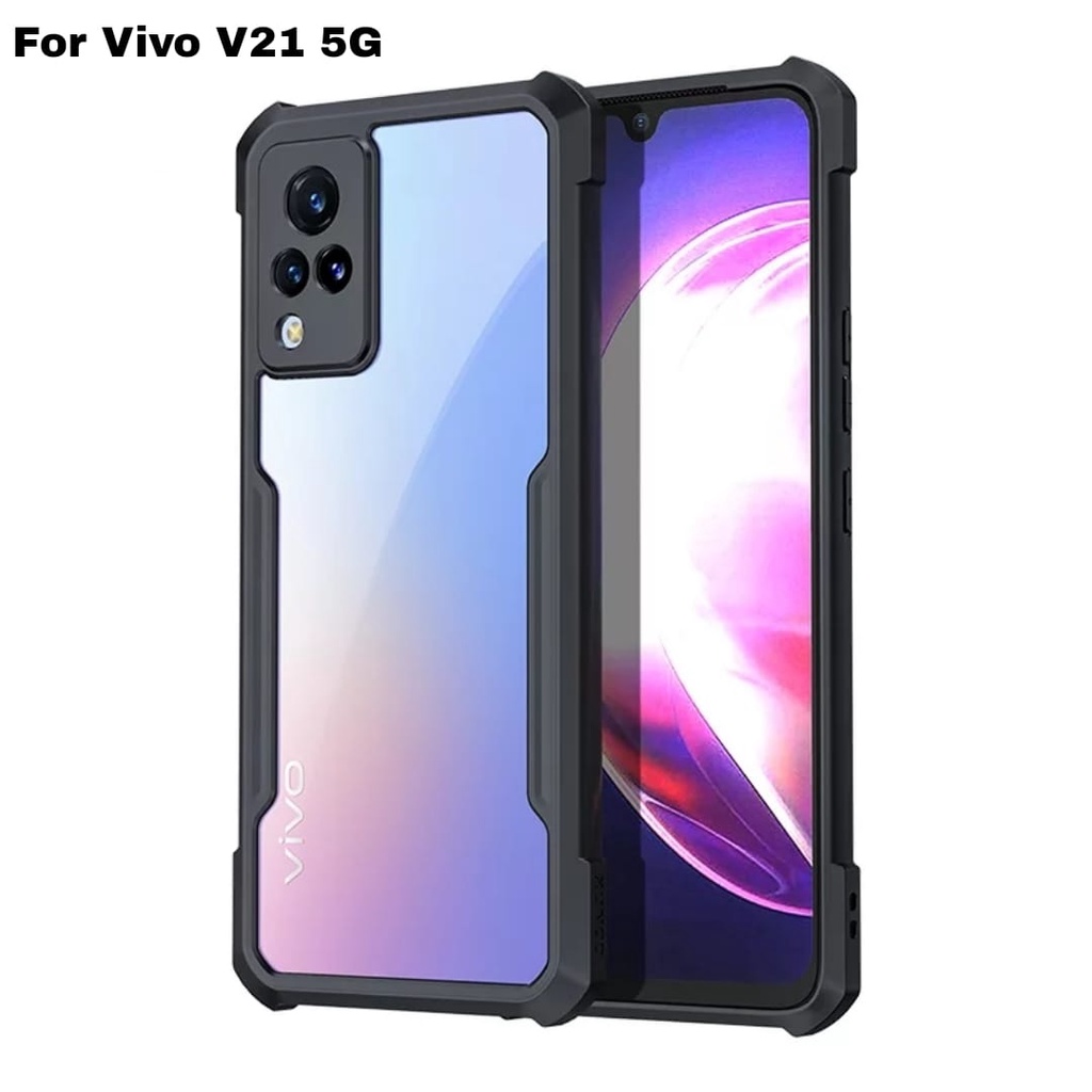 Promo Case Transparan Vivo V21 5G Softcase Pelindung Belakang Hp