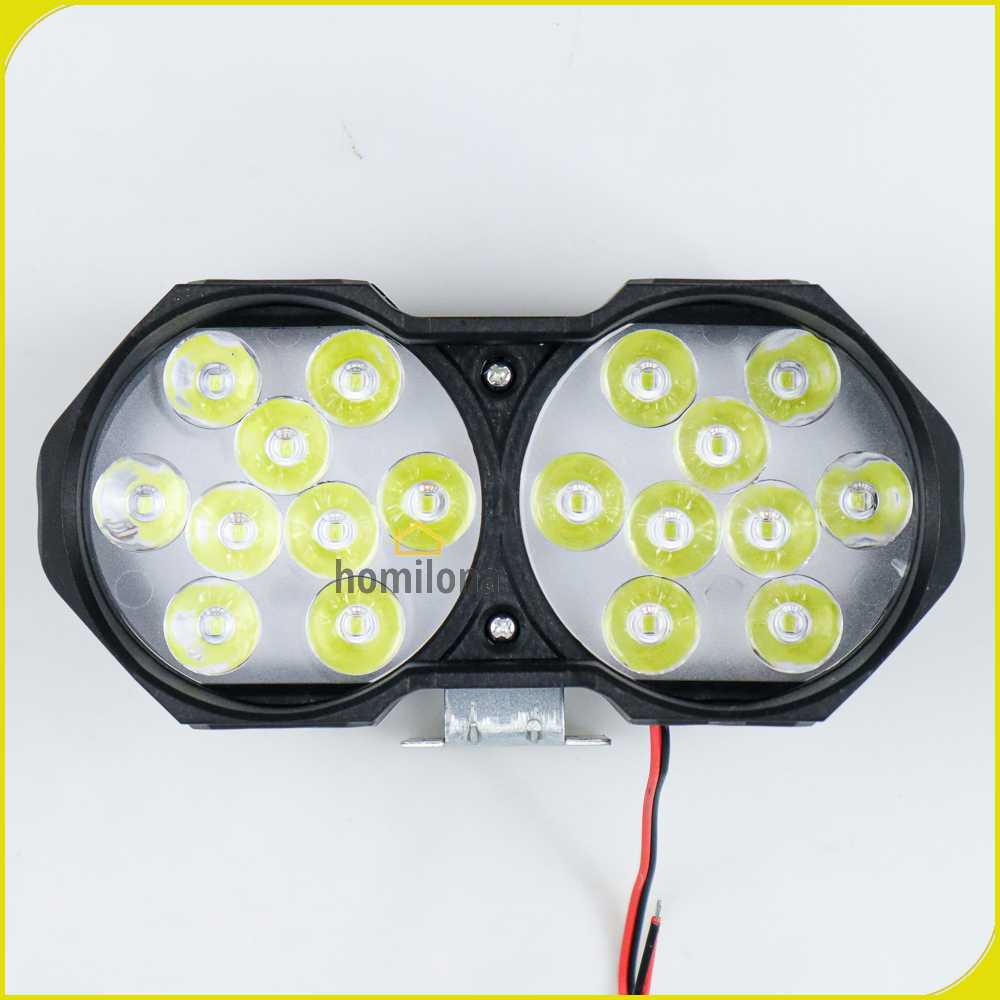 Lampu Tembak Motor ATV LED Spotlight 18 LED - U9