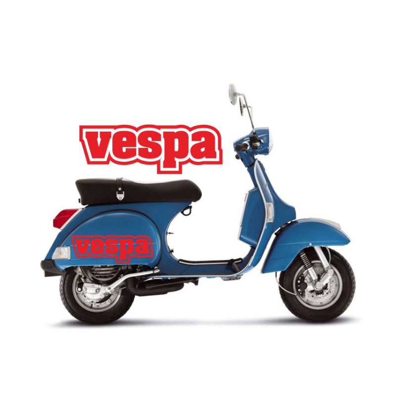 STICKER VESPA CUSTOM STD STICKER SCOOTER STICKER VESPA 2TAK STICKER VESPA PX