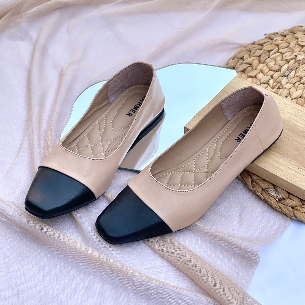 SARMER - ZOLLA FLATSHOES IVORY