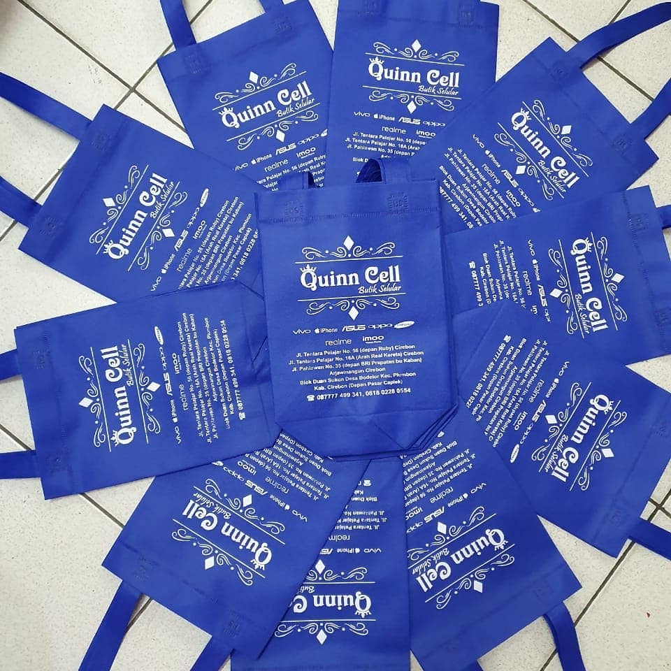 1 HARI BERES Tas Spunbond 75gsm BOK BAG 20x25x9 / totebag