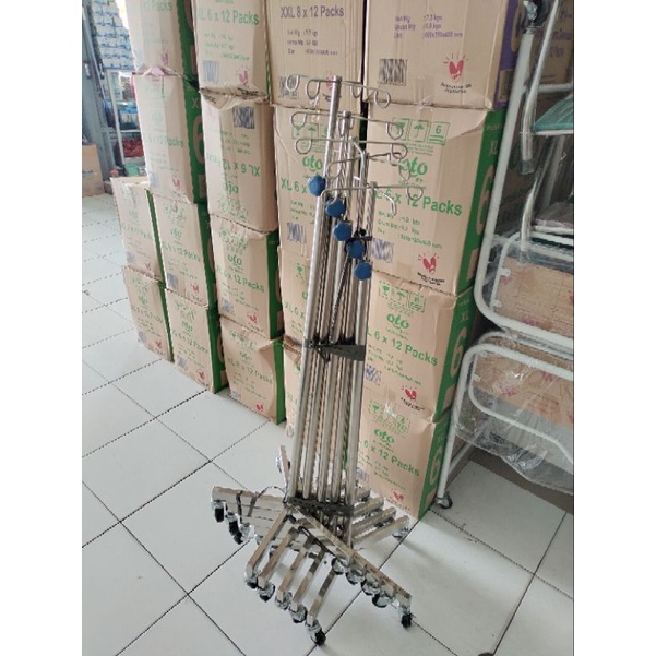 tiang infus stainless tiang infus besi