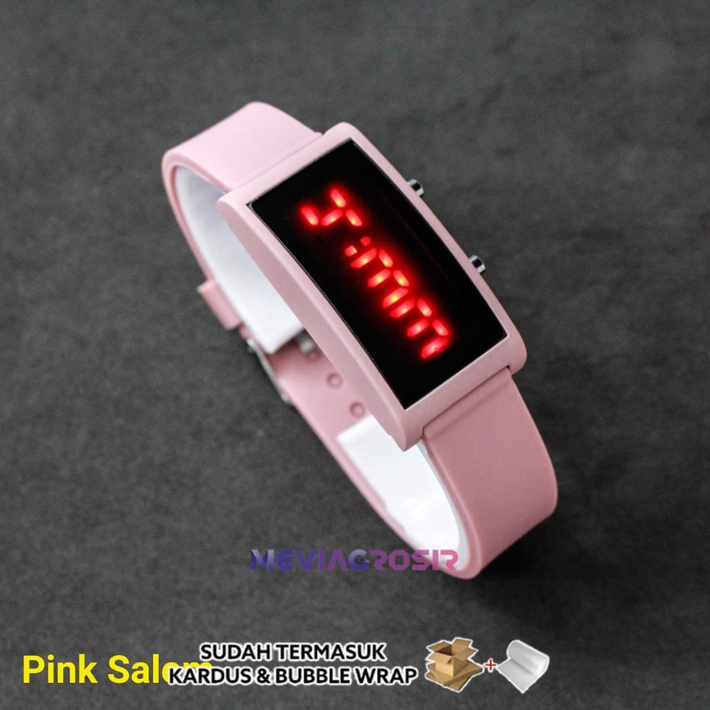 JAM TANGAN LED WATCH JSS-3188 JAM TANGAN LED CAPSUL LED MI WATCH WANITA & PRIA UNISEX JAM TANGAN LED