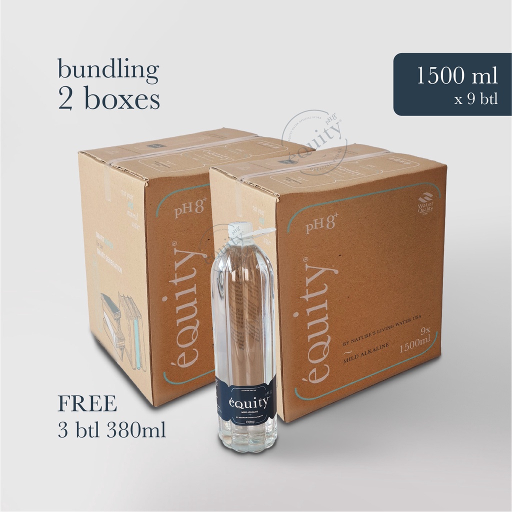 

PROMO 2 BOX! EQUITY Mineral Water 1500 ml
