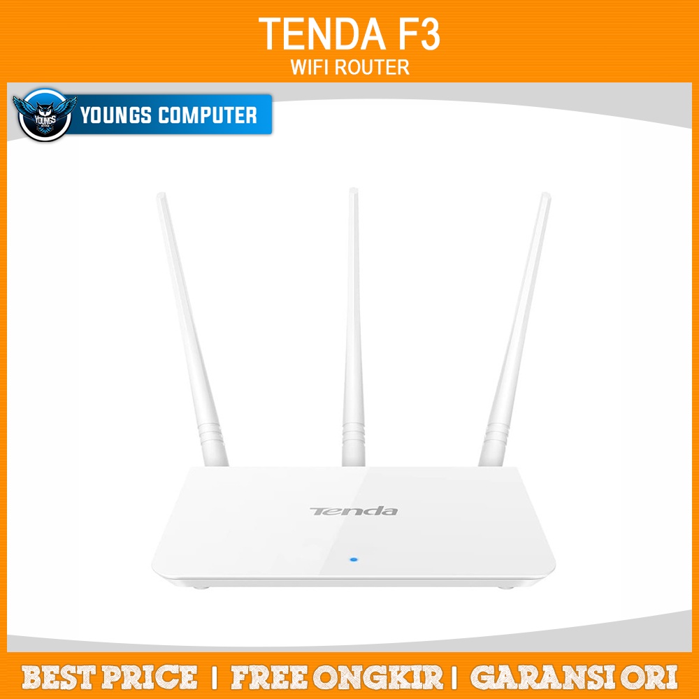 TENDA F3 WIFI ROUTER HIGH POWER 300MBPS 150M