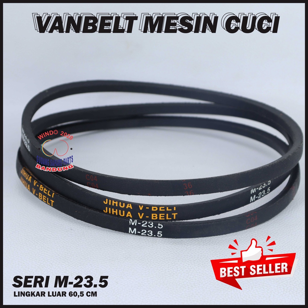 VANBELT MESIN CUCI SERI DESIMAL MULTI / V BELT / FANBEL / PAMBEL / FANBEL / VAN BELT / TALI BELT / VBELT