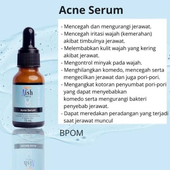 AISH ACNE CARE SERUM KOREA ORIGINAL BPOM - AISH SERUM JERAWAT 100% ORI 15ml