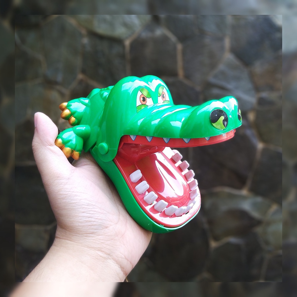 Jual Mainan Gigi Buaya Gigit Jari - Crocodile Dentist Game Running Man ...