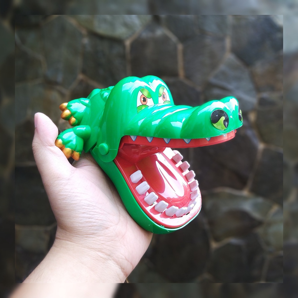 Jual Mainan Gigi Buaya Gigit Jari Crocodile Dentist Game Running Man