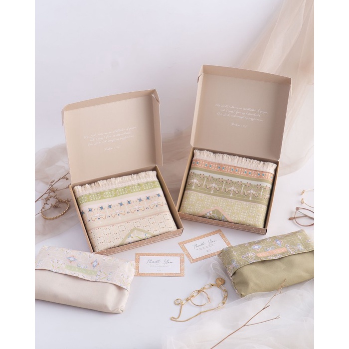 SAJADAH TRAVEL SERIMPU DAIMA CREAM