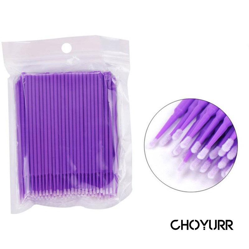 【COD】100 Pcs Microbrush Bulu Mata / Microbrush For Eyelash Extension Pack / Micro Applicator Dental / Microapplicator Refill-CH