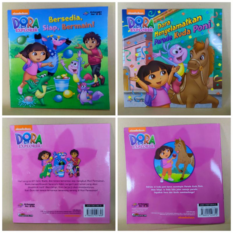 Nickelodeon DORA the EXPLORER Dora menyelamatkan Parade kuda poni - Bersedia, siap, Berani . t740