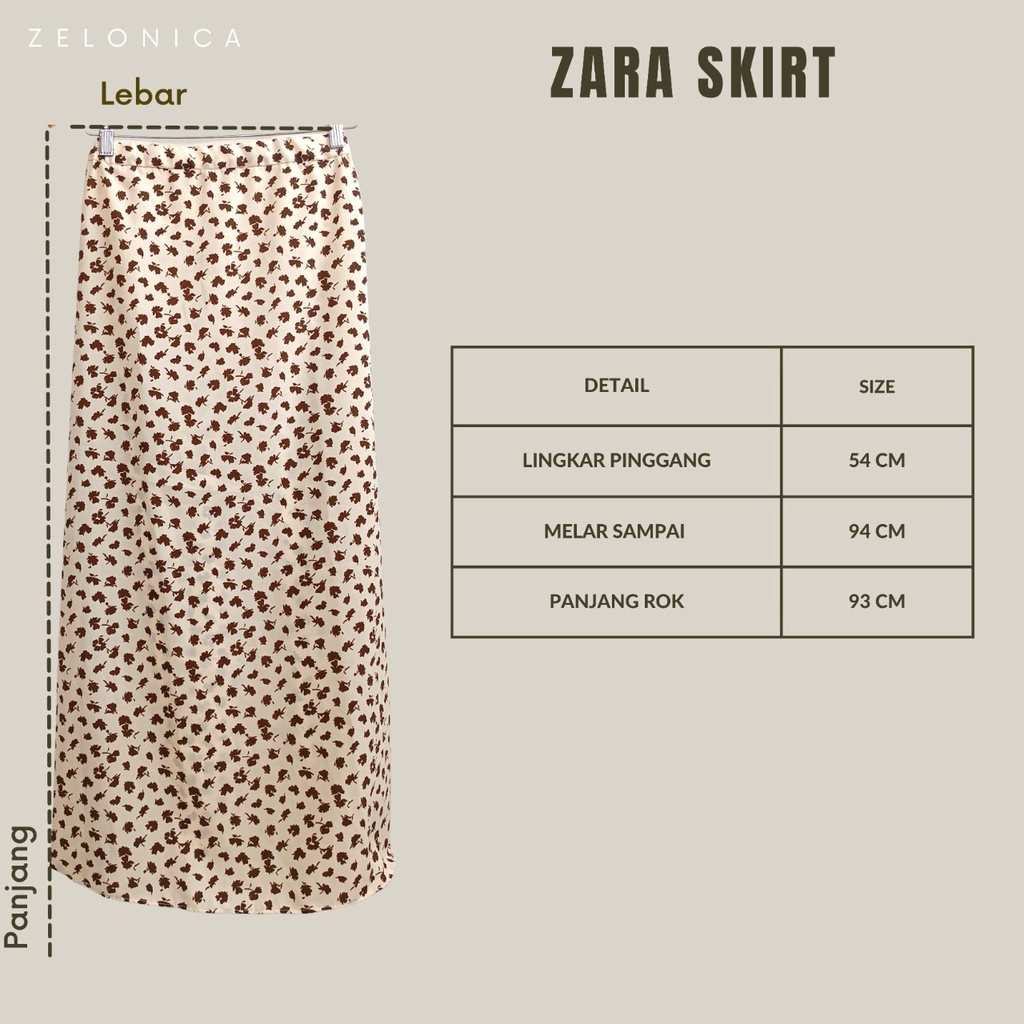 Zara Rok A line Motif Thezelonica