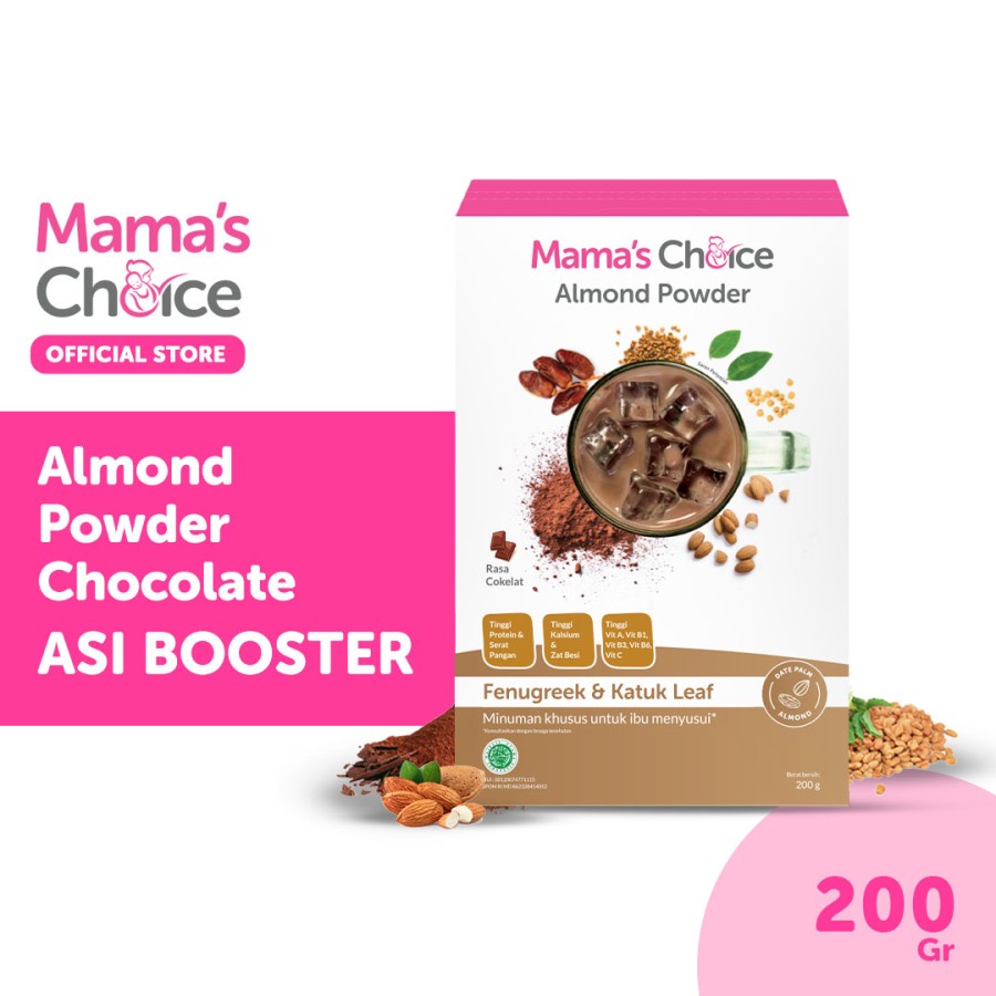 ASI Booster Mama's Choice Almond Powder - Pelancar ASI Ibu Menyusui