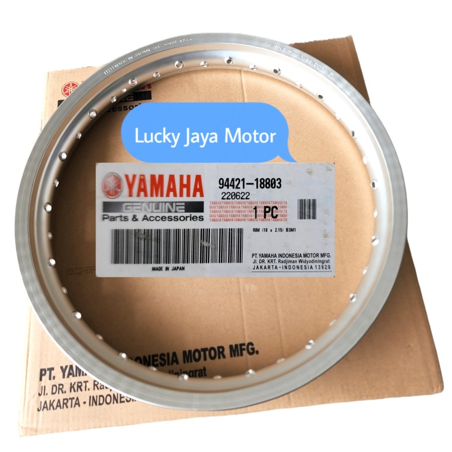 Pelek Vleg Velg Rim Wr 155 Wr155 Belakang 18x2.15 94421-18803 Original