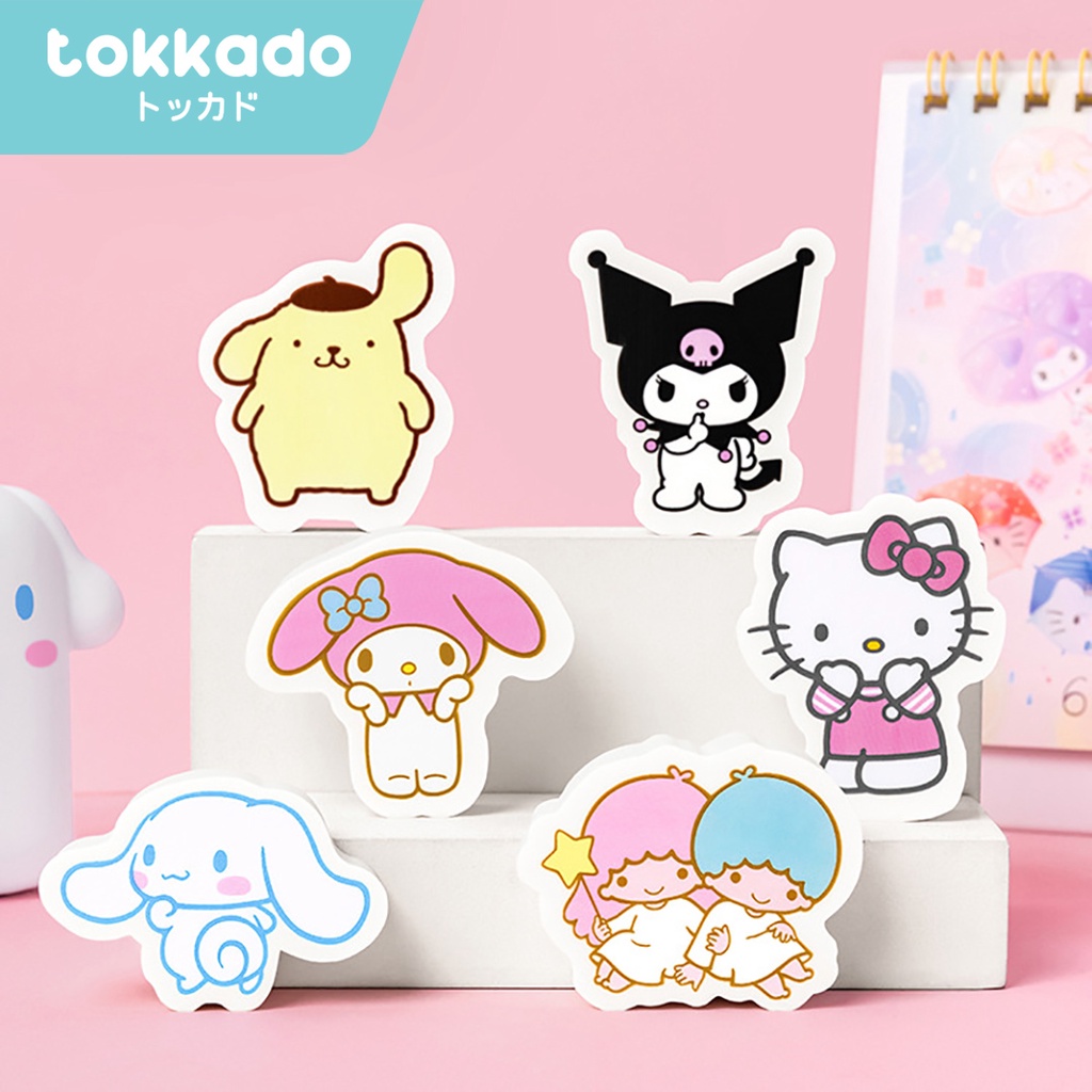 

TOKKADO Sanrio Miho Penghapus Pensil Eraser Anak Sekolah Karakter Lucu