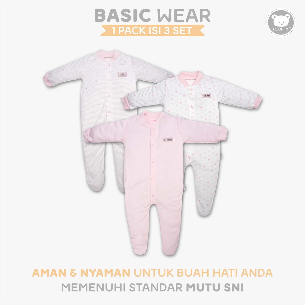 1 PCS FLUFFY Sleepsuit Jumper Panjang kodok bayi part 2