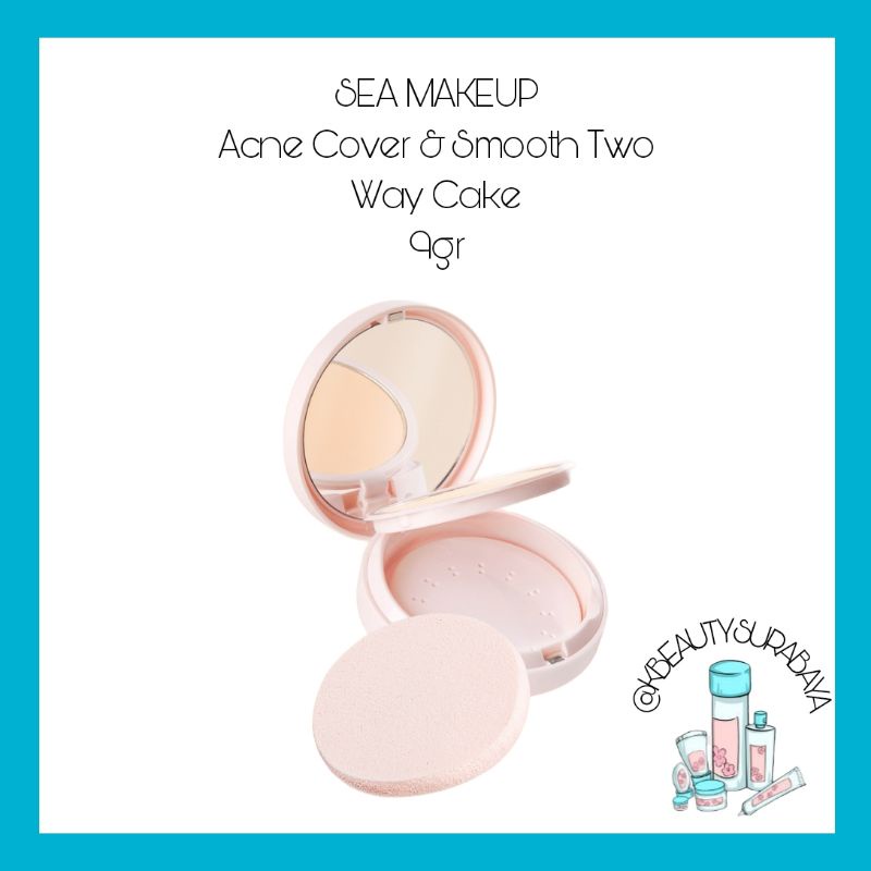 (BPOM) SEA MAKEUP Acne Care Micro Setting Powder / Sea MAKEUP Acne Cover &amp; Smooth Two Way Cake