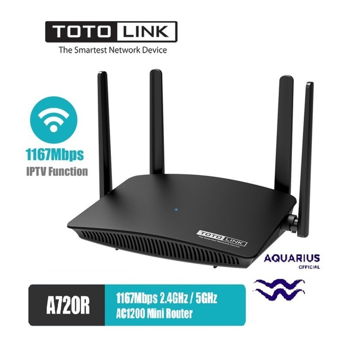 Router Totolink A720R Ac1200 Wireless Dual Band Router