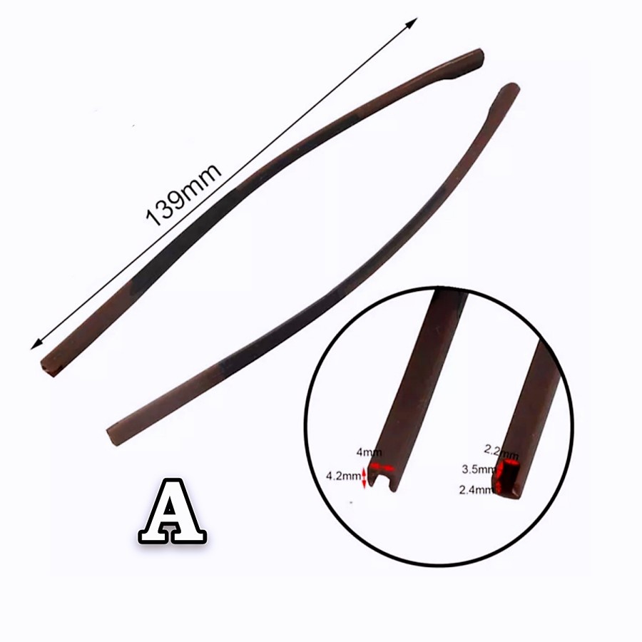 Gagang Kacamata Rubber Bend End Tip Anti Slip Temple Karet Panjang Slot Gagang Kacamata Rubber Gagan