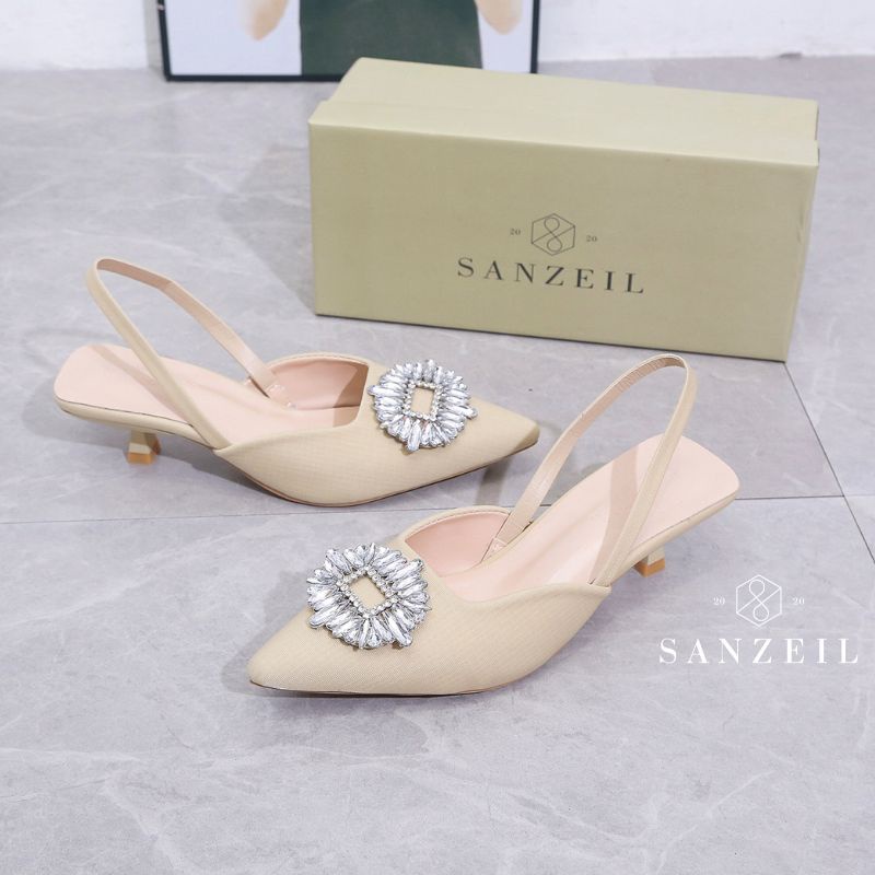 1222 Sanzeil Zira - Heels Wanita Import Heels Pesta Ori