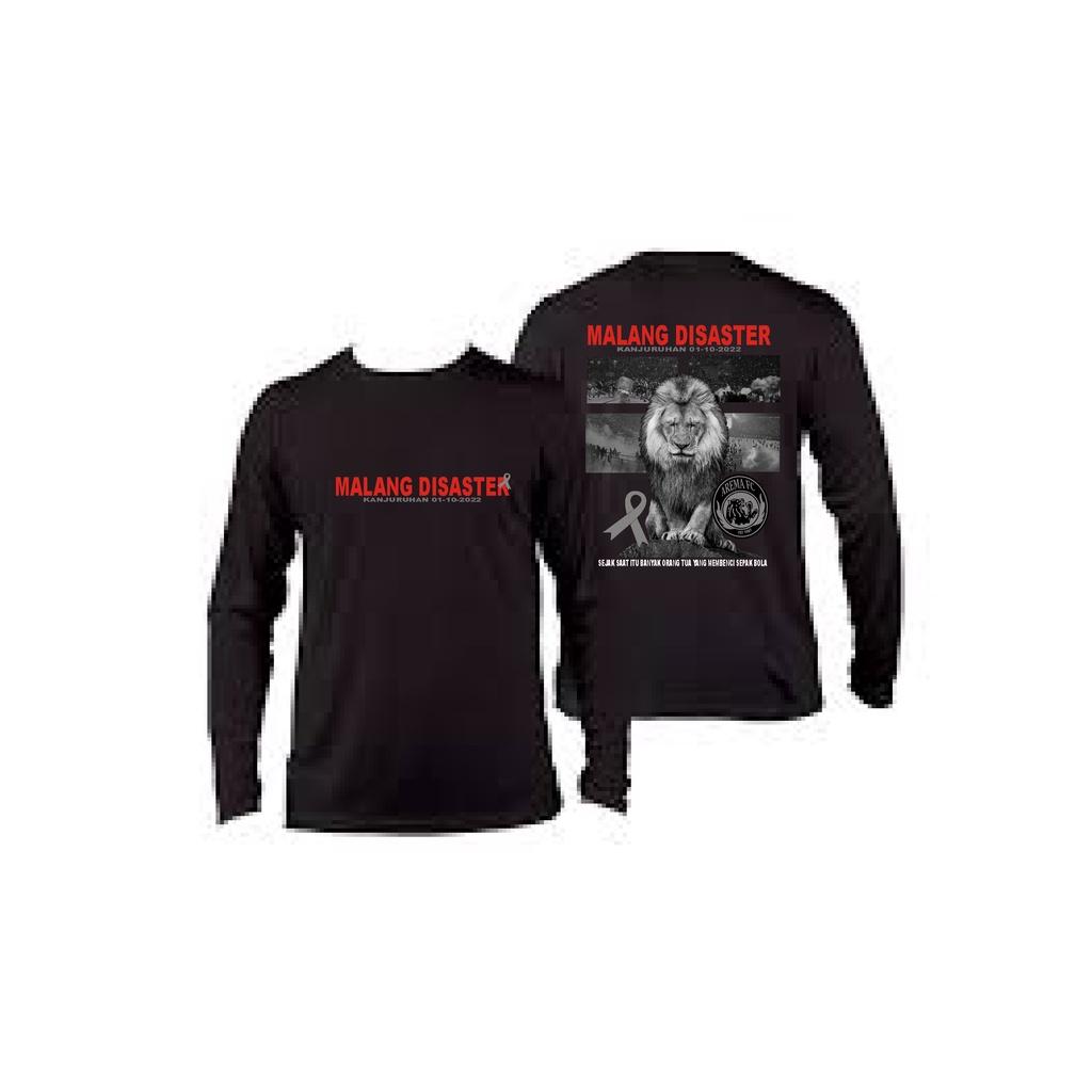 KAOS KANJURUHAN MALANG DISASTER AREMA TANGAN PANJANG