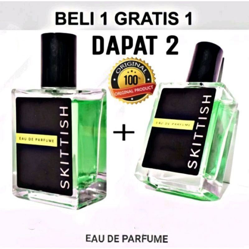 BELI 1 GRATIS 1 SKITTISH PARFUM PRIA BEST SELLER NO. 1 BEST MEN Perfume Skittish Wangi Tahan Lama 30 ML