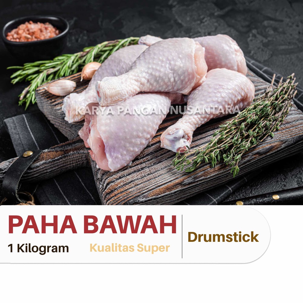 

PAHA AYAM DRUMSTICK PAHA BAWAH AYAM PAHA PENTUNG FRESH FROZEN 1000GR