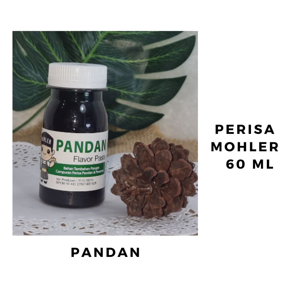 

Mohler Pasta Aneka Varian 60gr / Pasta Perisa Makanan Minuman Pasta / Perisa MOHLER 60ml - PANDAN
