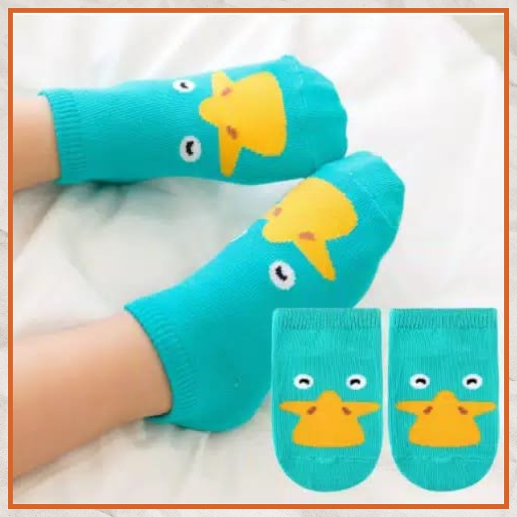 Kaos Kaki Hidden Socks Anak Korea Kepala Binatang Lucu