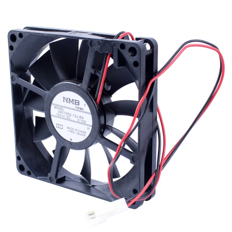 Bt Portable DC Cooling Fan 08015SS-12J-BA Kipas Kulkas Sistem Pendingin Heat Sink DC Cooling Cases DIY Fan Cooler