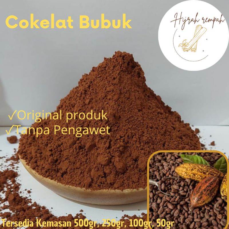 

Cokelat Bubuk Murni 50gram/ Pure Cocoa Powder