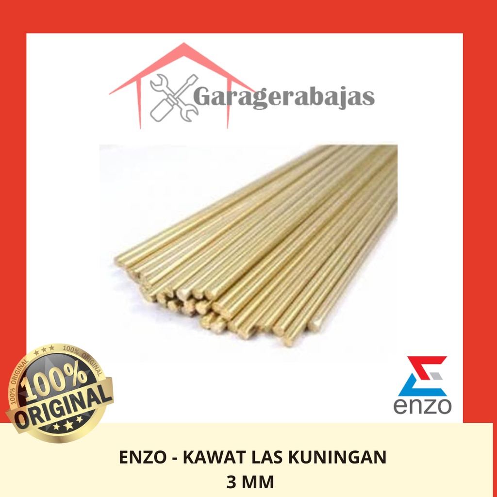 ENZO / KAWAT LAS KUNINGAN 3 MM / ENZO (10 pcs)