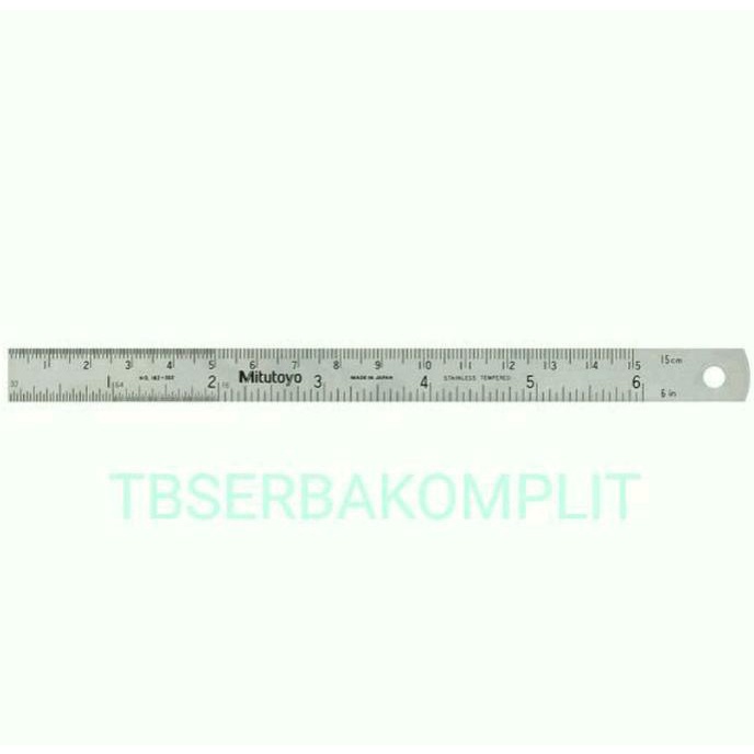 

Penggaris Mitutoyo 15cm 182-302 Stainless steel Semi flexible ruler sumberh11 Segera Dapatkan
