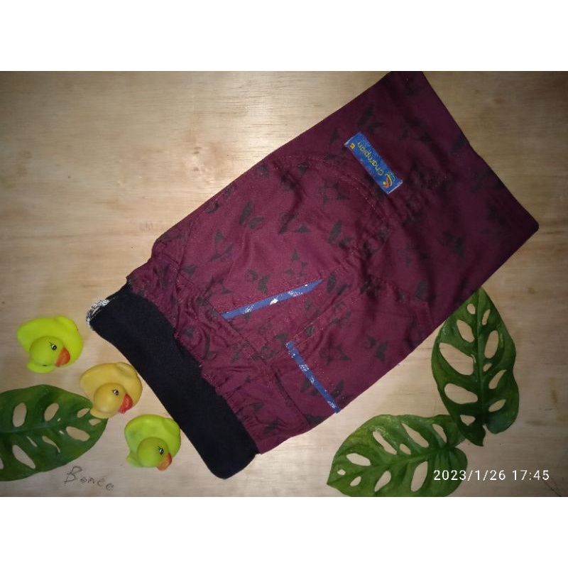CELANA  CHINOS  ANAK MOTIF PENDEK 1-3 TAHUN