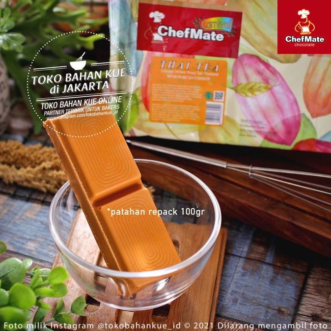 

Chefmate Carnival THAI TEA 100gr Chocolate Compound Cokelat Thaitea