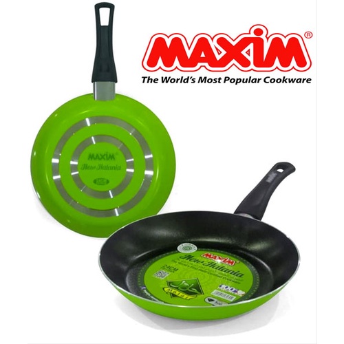 PAKET Rumah tangga 4Pcs Maxim New Halania 2 Pcs Set (18cm FP + 22cm FP) + kompor+selang regulator mantap