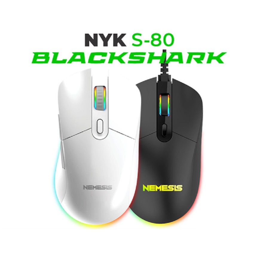 NYK Nemesis S80 Black Shark Mouse Gaming Dual Mode Wired &amp; Wireless