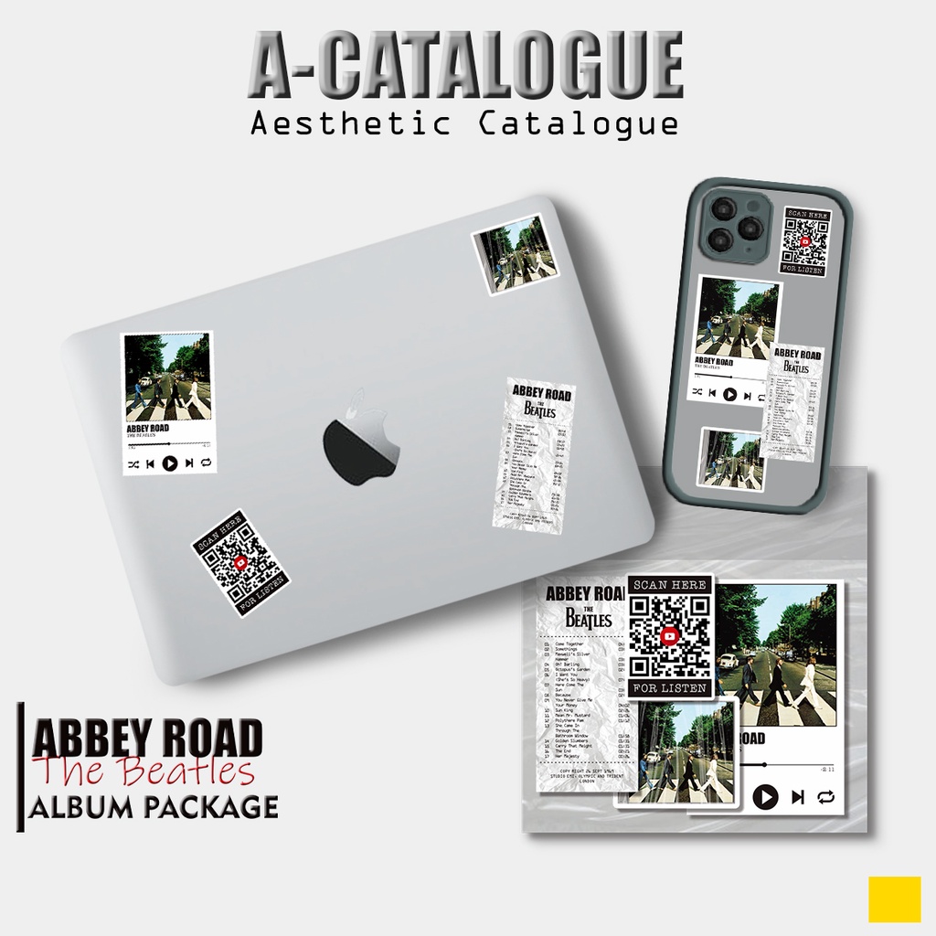 

The Beatles Sticker Abbey Road Nyebrang Aesthetic Handphone Garskin Laptop Case Custom || ABBEY ROAD