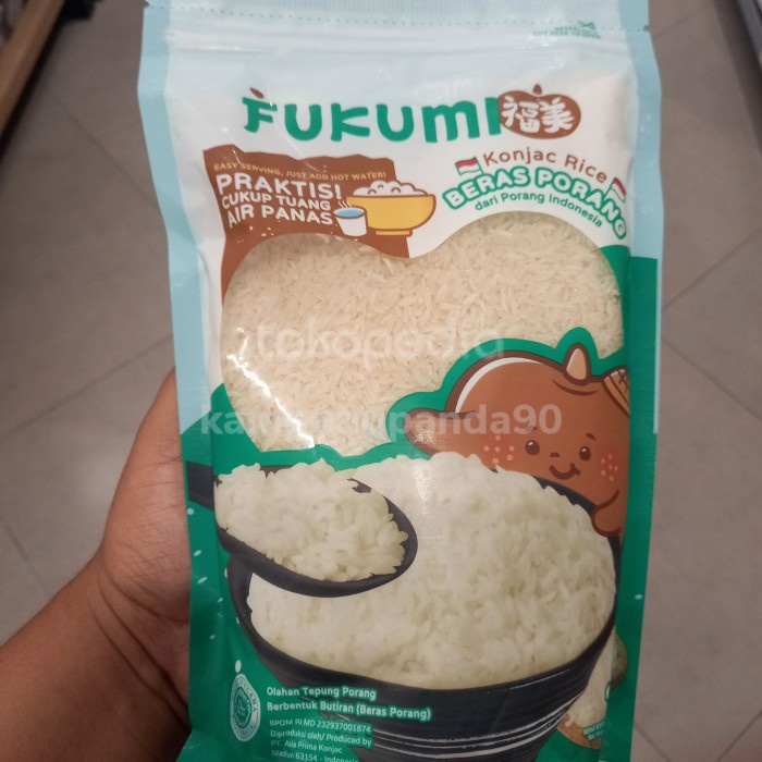 

Beras Porang Fukumi Konjac Rice 1kg