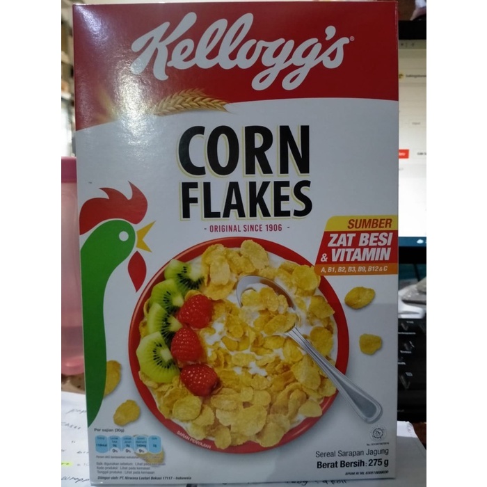 

Corn Flakes Kellogg's - Sereal Sarapan Jagung 275gr Gosend/grab only !!