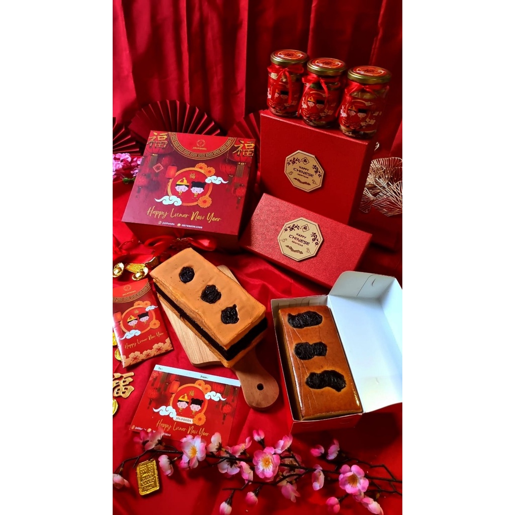 Premium Hampers Imlek CNY Parcel Lapis Legit Lapis surabaya Kue Kering Wisman Wijsman
