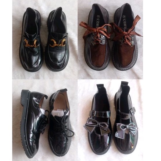 Korean Vintage Boots & Loafers Termurah Affordable