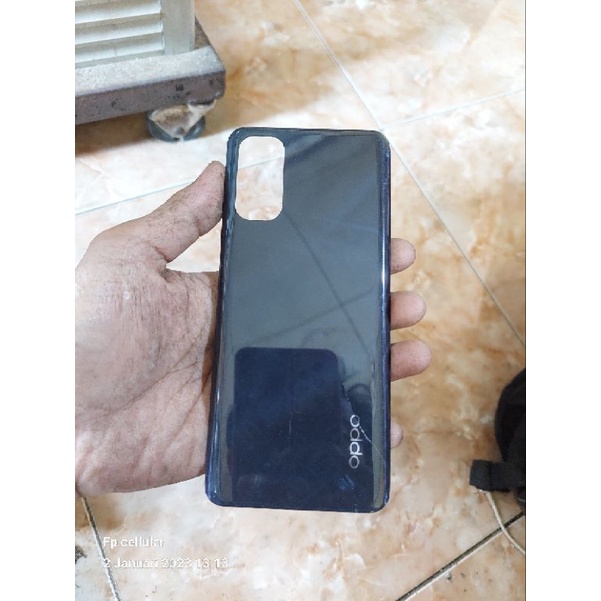 backdoor tutup belakang oppo reno 4 hitam copotan cabutan