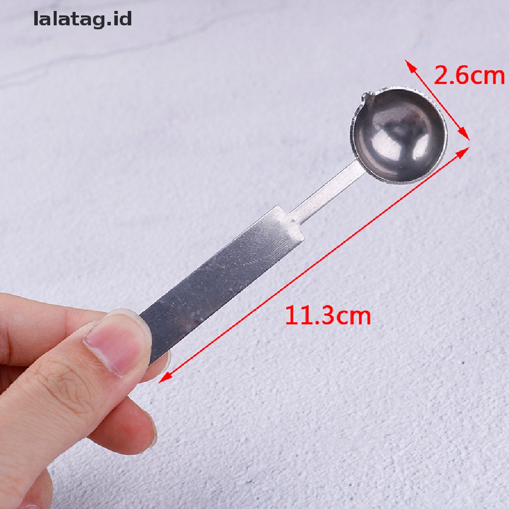 [lalatag] Sendok Cap silver Besar vintage wax sealing spoon melg sealing wax [ID]