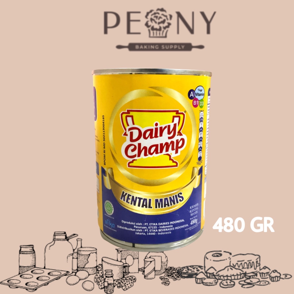 DAIRY CHAMP SUSU KENTAL MANIS 480 GR